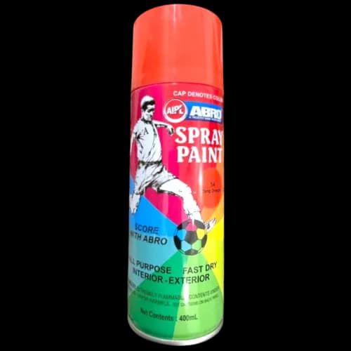 Abro Spray Paint 14 Tang Orange (6 Pcs)