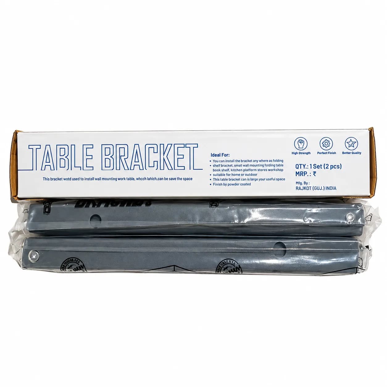 16'' FOLDING TABLE BRACKET 400mm (1 Set) — image 1