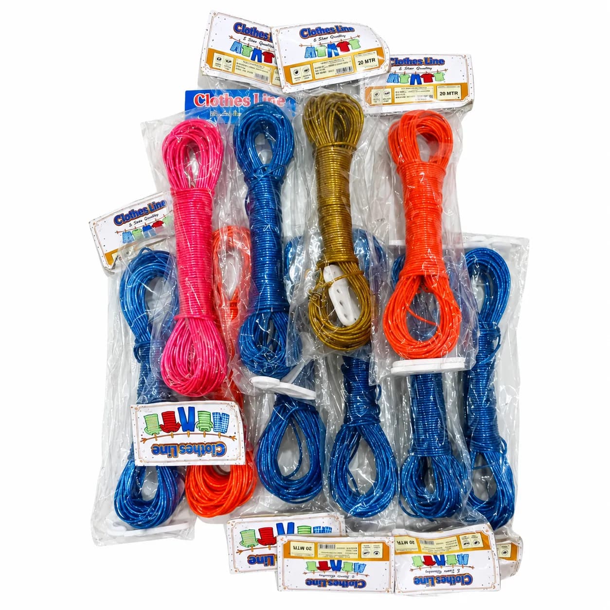 Clothes Line Pvc Coated 20m (10 Pcs)
