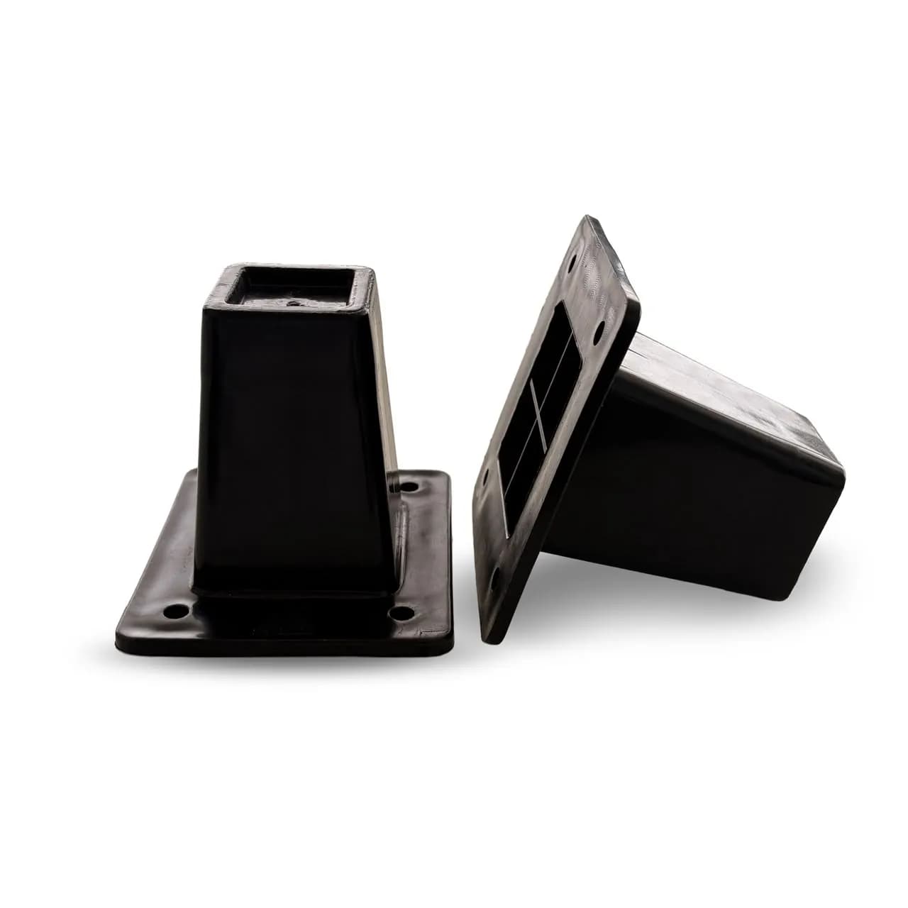 PP SLR12B Royal Square 3" Leg Black (120 Pcs)
