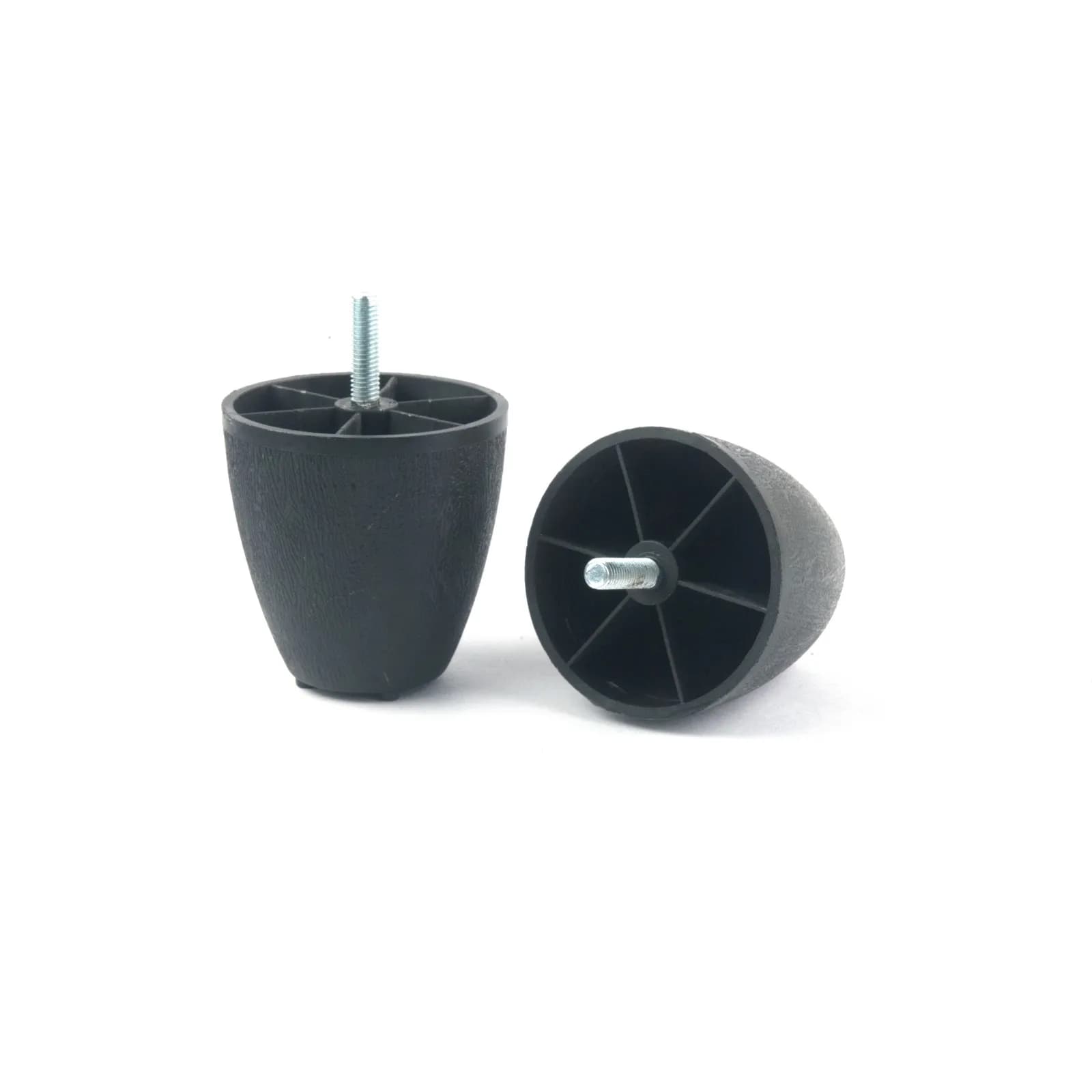 PP SL04 Sofa Leg 3" Round Shape Black (100 Pcs)