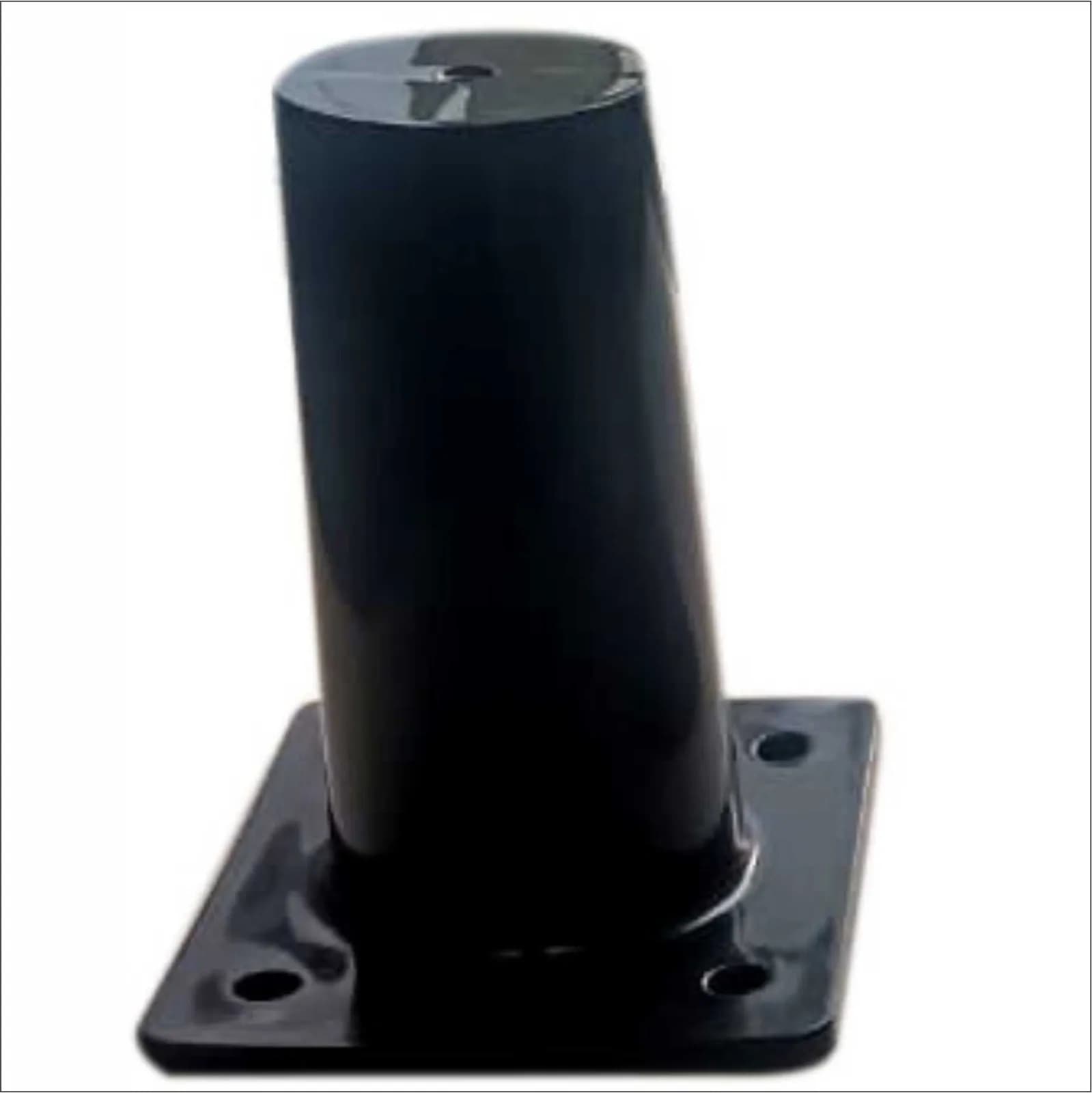 PP SL11B Sofa Leg 4" Straight Black (120 Pcs)
