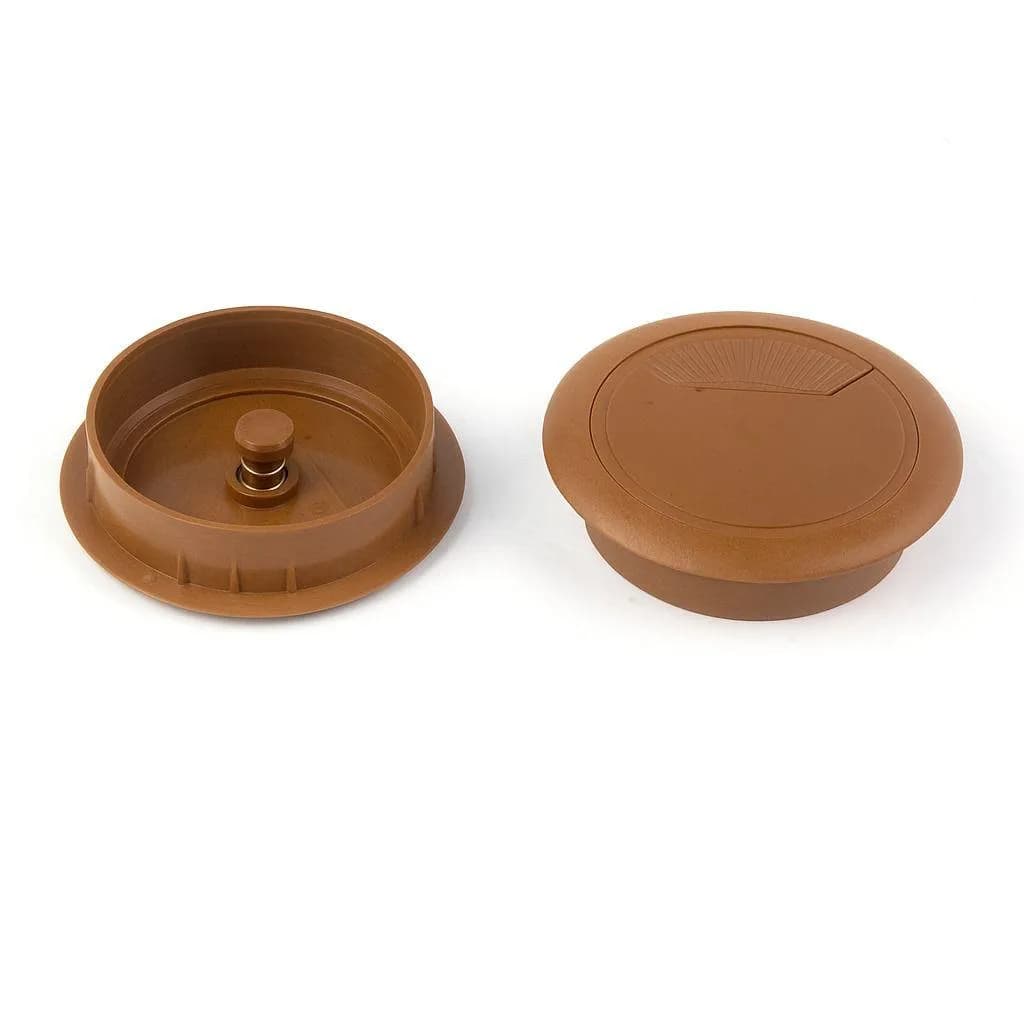 PP FA07BR Desk Cable Gromment (Cable Manager) Brown (648 Pcs)
