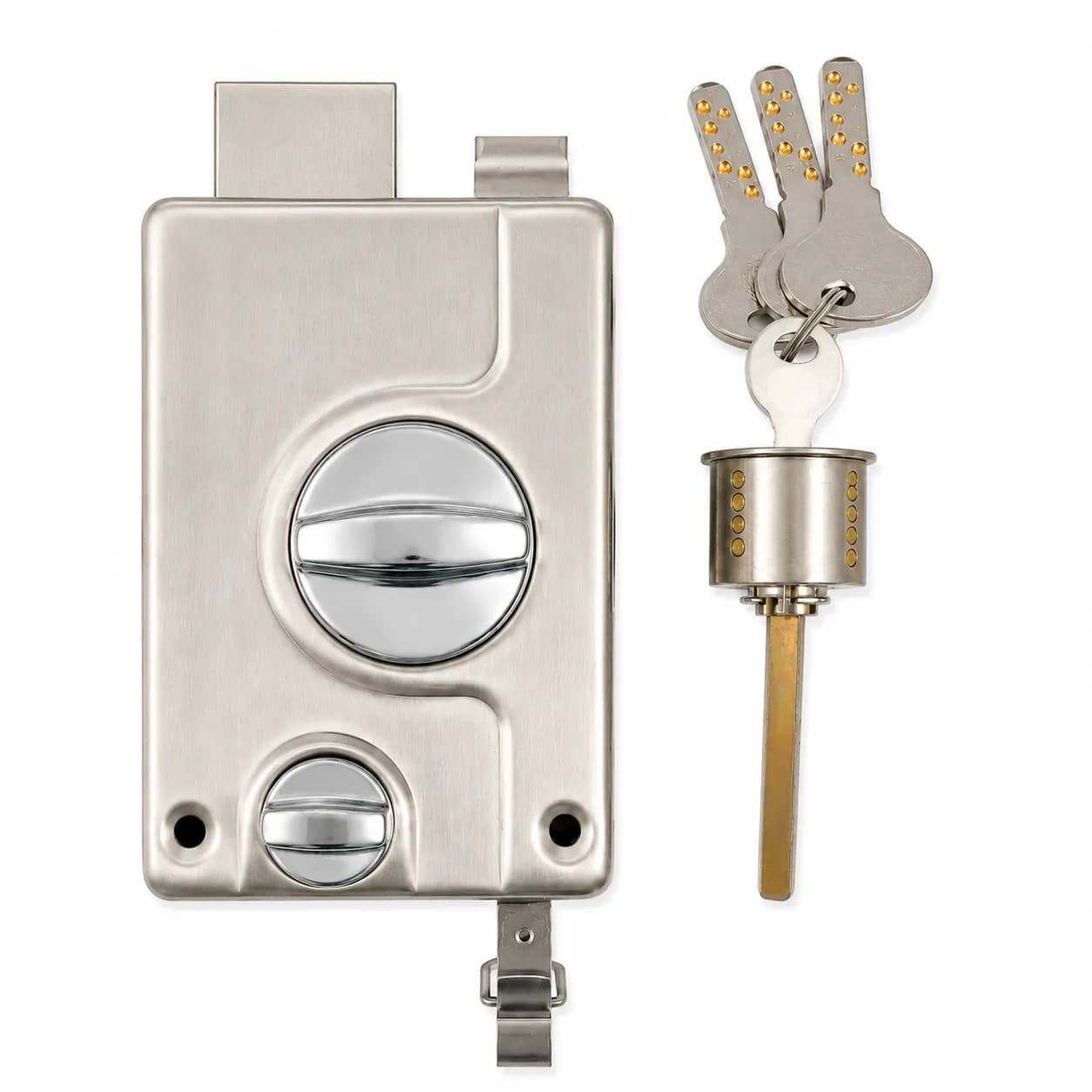 0576A Twin Bolt Outside SS (1 Pcs) — image 1