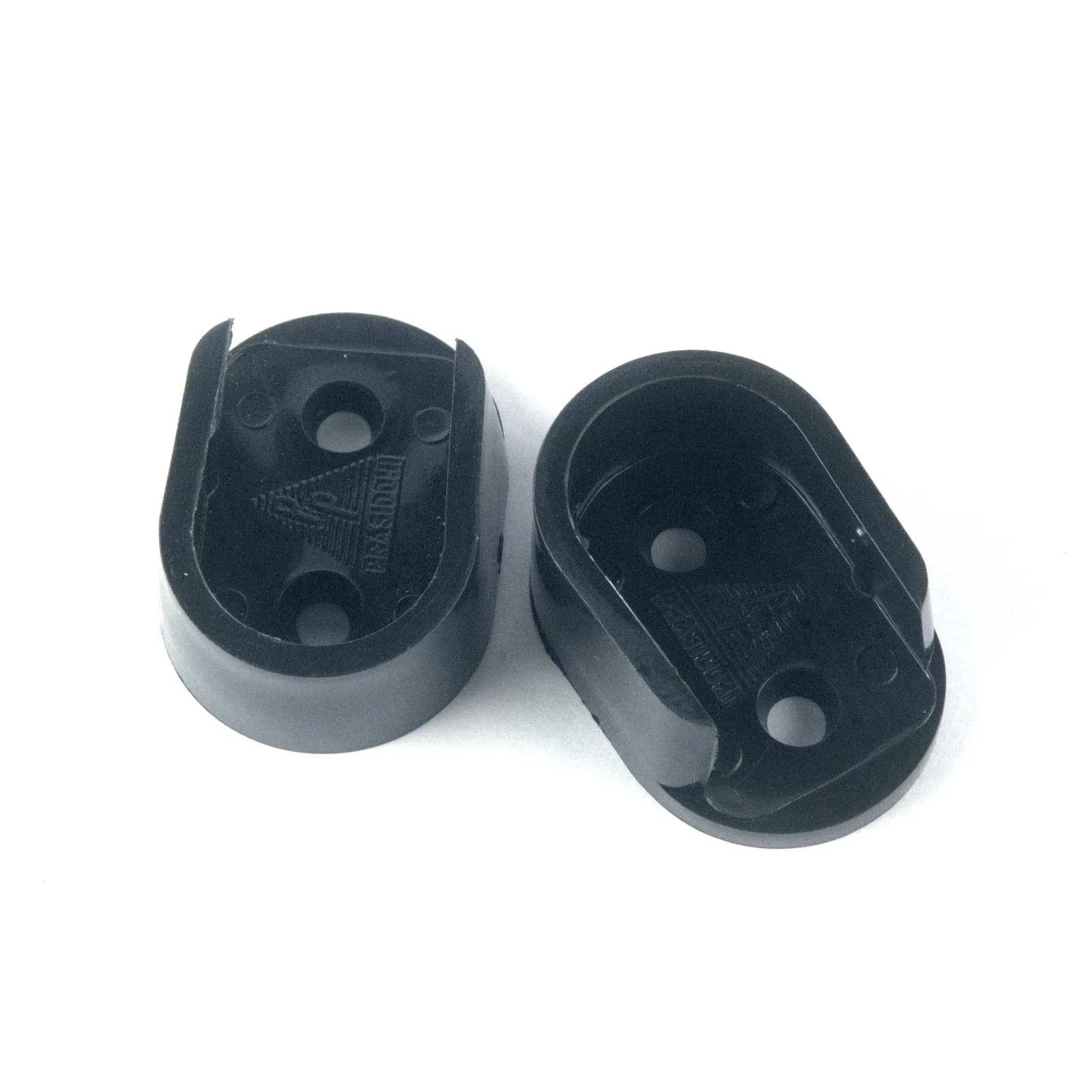 PP FA01B Wardrobe Rail Bracket (Oval) Black (1000 Pcs)