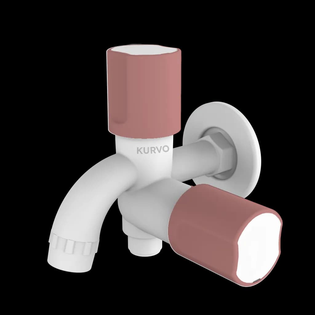 Kurvo PTMT Tap SP-1407 2 Way Bib Cock (6 Pcs)