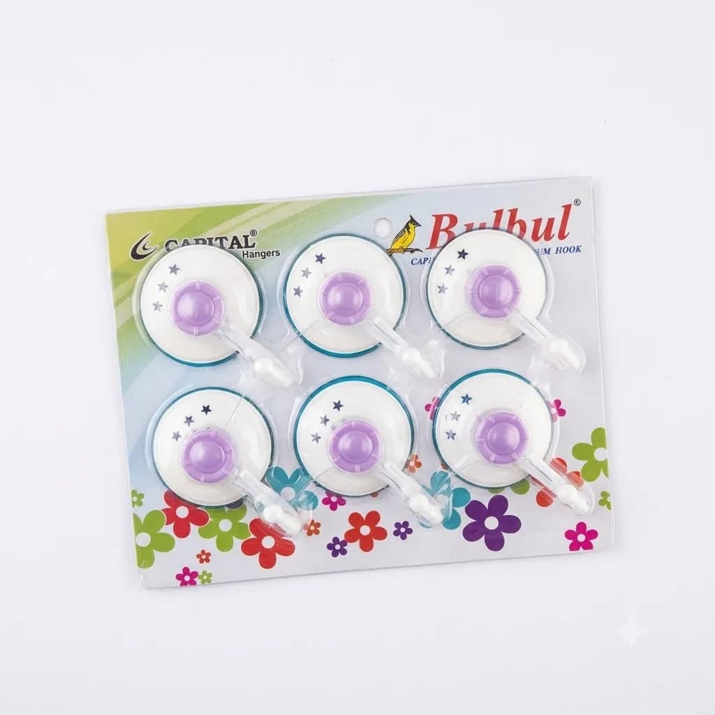 Bulbul Nano WC 2kg Vacuum Hook 12 Pcs (12 Pkt)