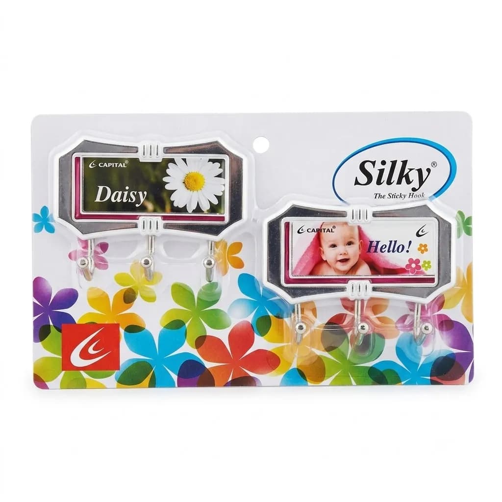Silky WC 2kg Sticky Hook 3 Pin 2 Pcs (12 Set)