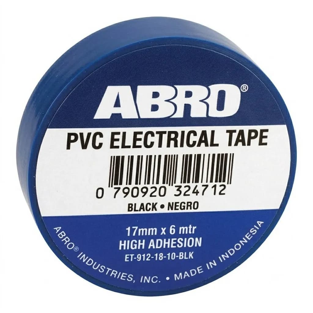 Abro Electric PVC Tape BLUE - 17mm x 6mtr (30Pcs)