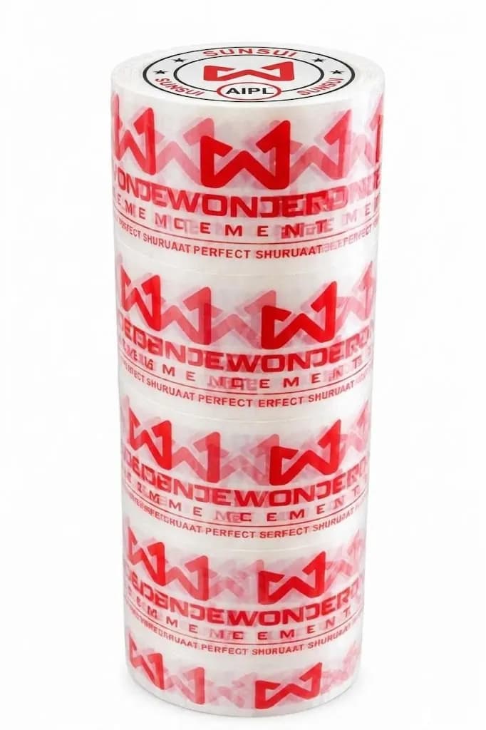 Abro Wonder BOPP Tape 60mm-80mtr (1 Roll - 5 Pcs)