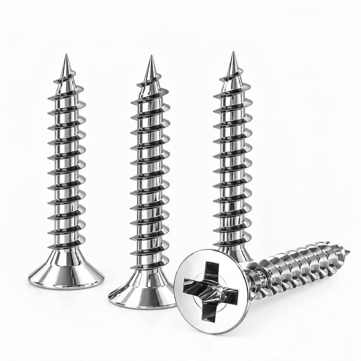 Hi Fix Drywall Screw 3.5 x 13mm Chrome (1000 Pcs)