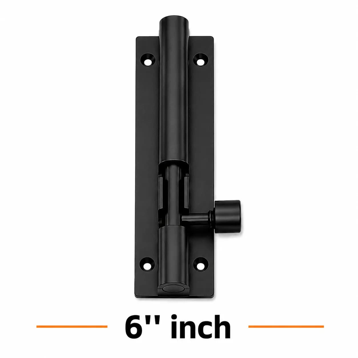 Dalwadi D-103 Polo Marble Tower Bolt 6" Z-Black (15 Pcs)