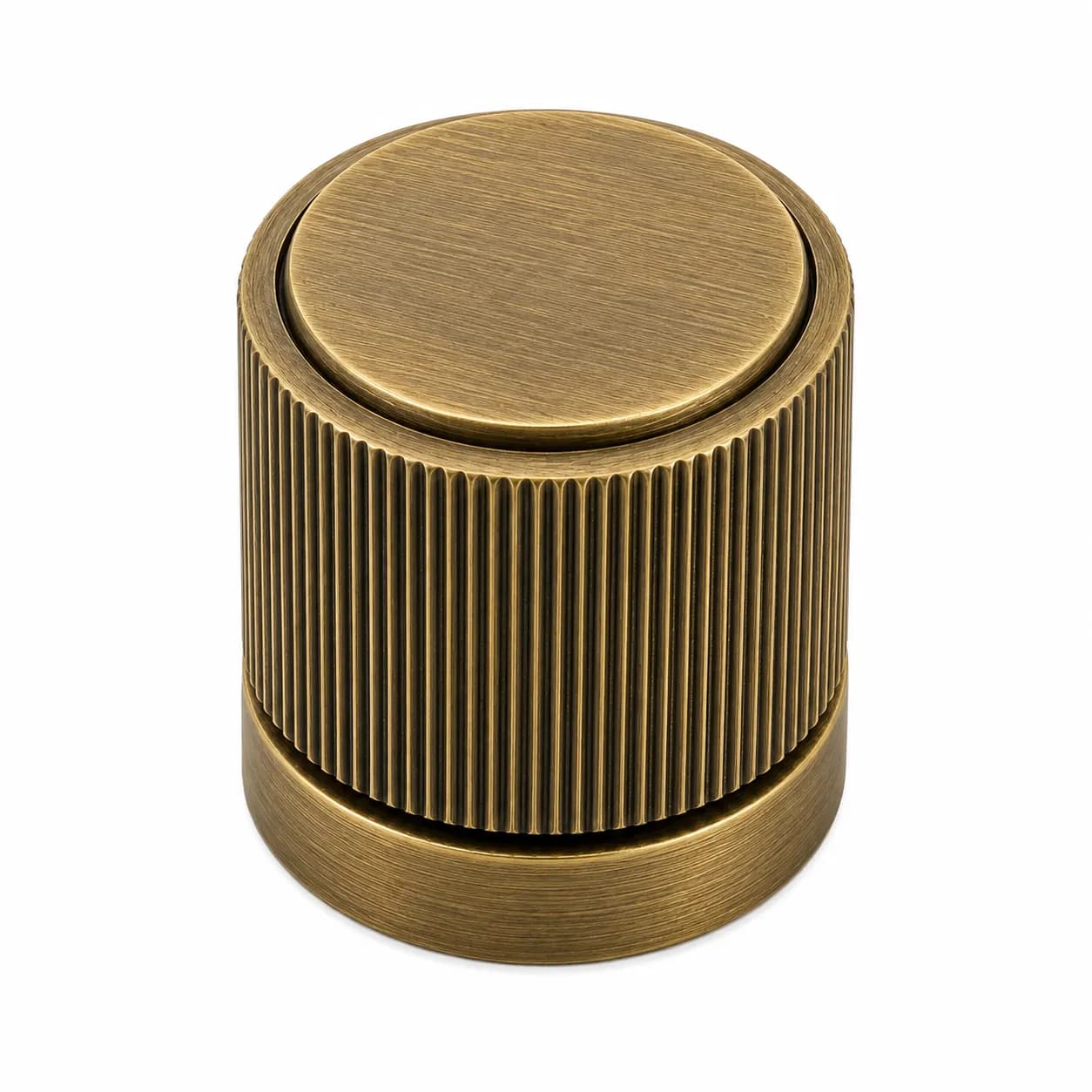 LB-105 Brass Mortise Handle Antique — image 1