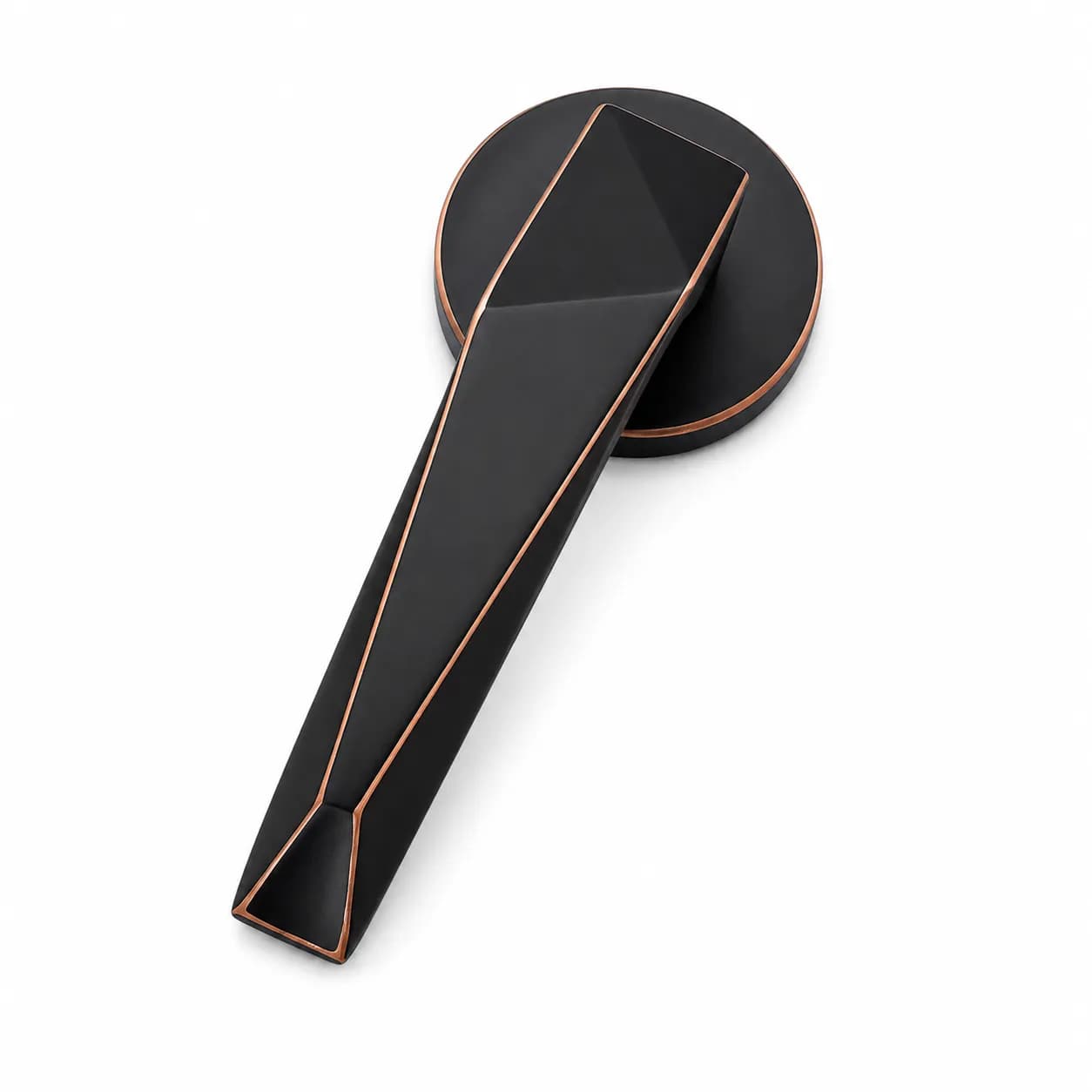 LB-104 Brass Mortise Handle Z-Black/Copper — image 1
