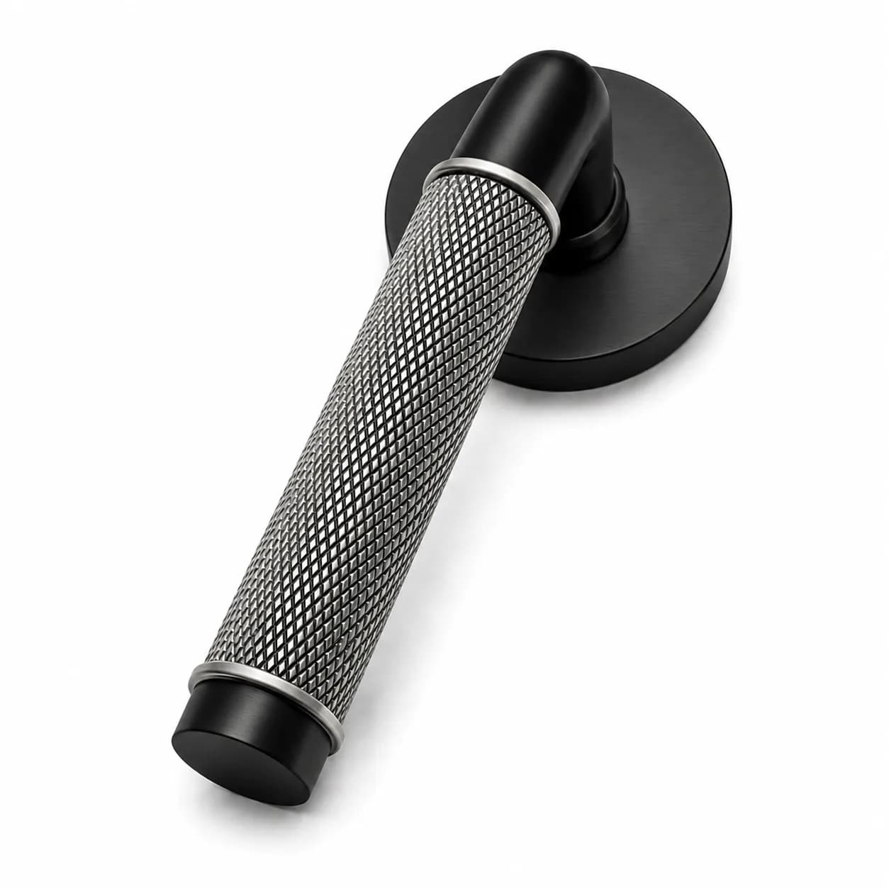 LB-112 Brass Mortise Handle Z-Black/SS — image 1