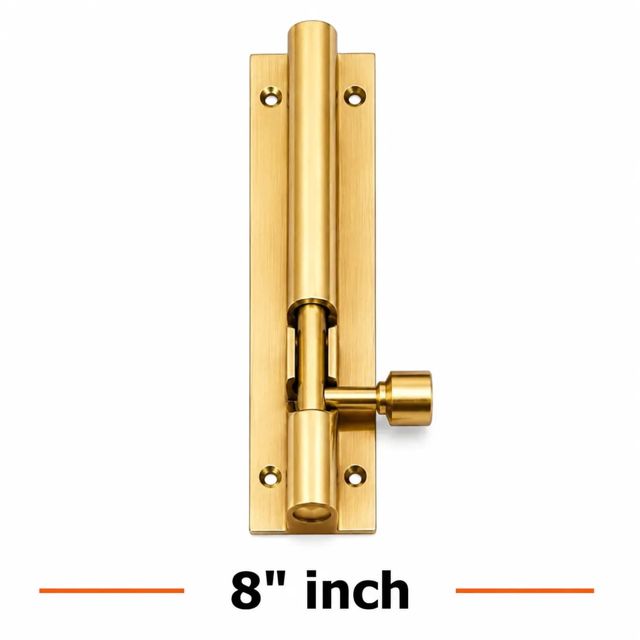 Dalwadi D-103 Polo Marble Tower Bolt 8" Gold (10 Pcs)