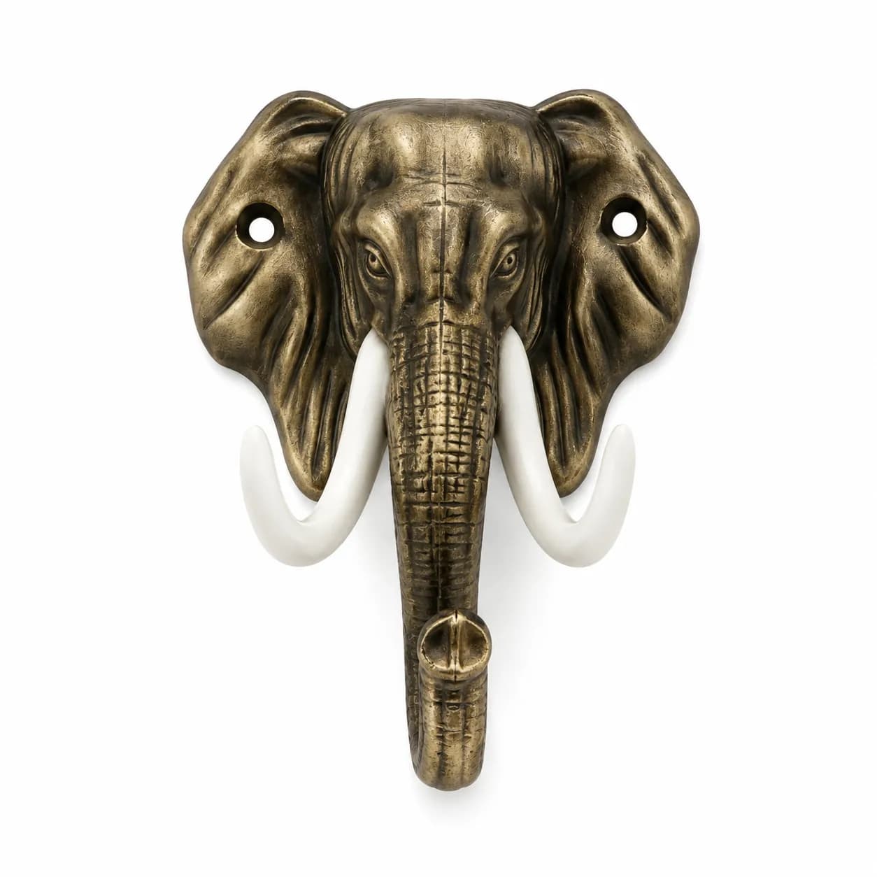 Elephant Aluminium Key Holder Antique (1 Pcs)