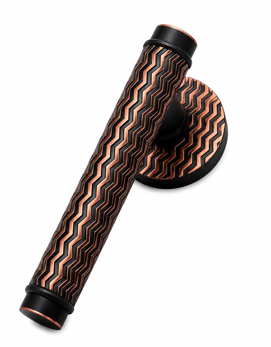 LB-108 Brass Mortise Handle Z-Black/Copper — image 1