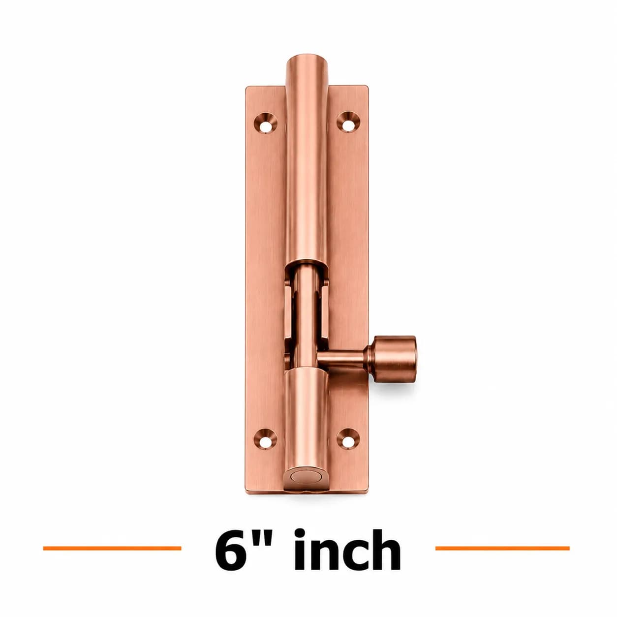 Dalwadi D-103 Polo Marble Tower Bolt 6" Rose Gold (15 Pcs)