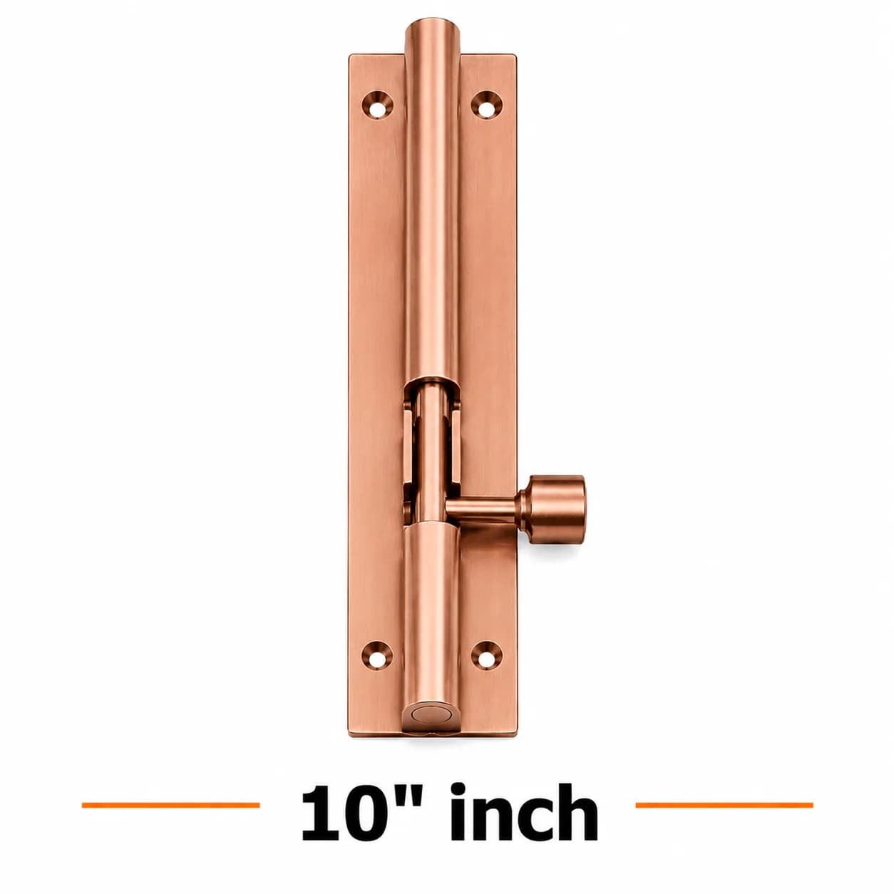 Dalwadi D-103 Polo Marble Tower Bolt 10" Rose Gold (10 Pcs)