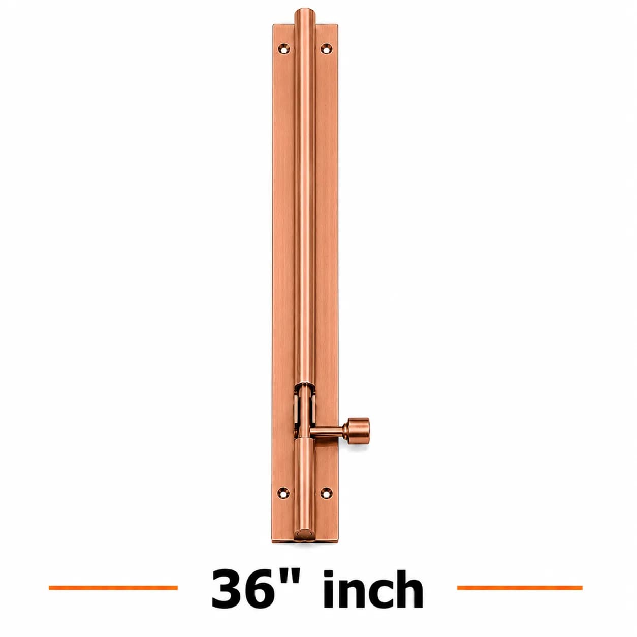 Dalwadi D-103 Polo Marble Tower Bolt 36" Rose Gold (4 Pcs)