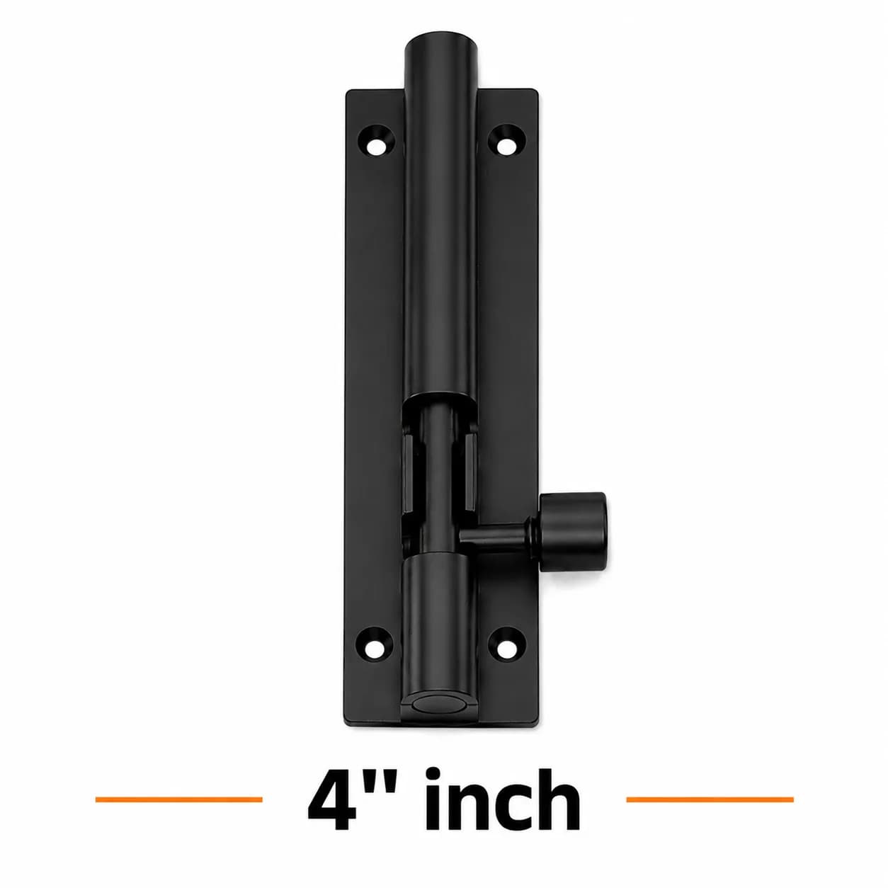 Dalwadi D-103 Polo Marble Tower Bolt 4" Z-Black (20 Pcs)