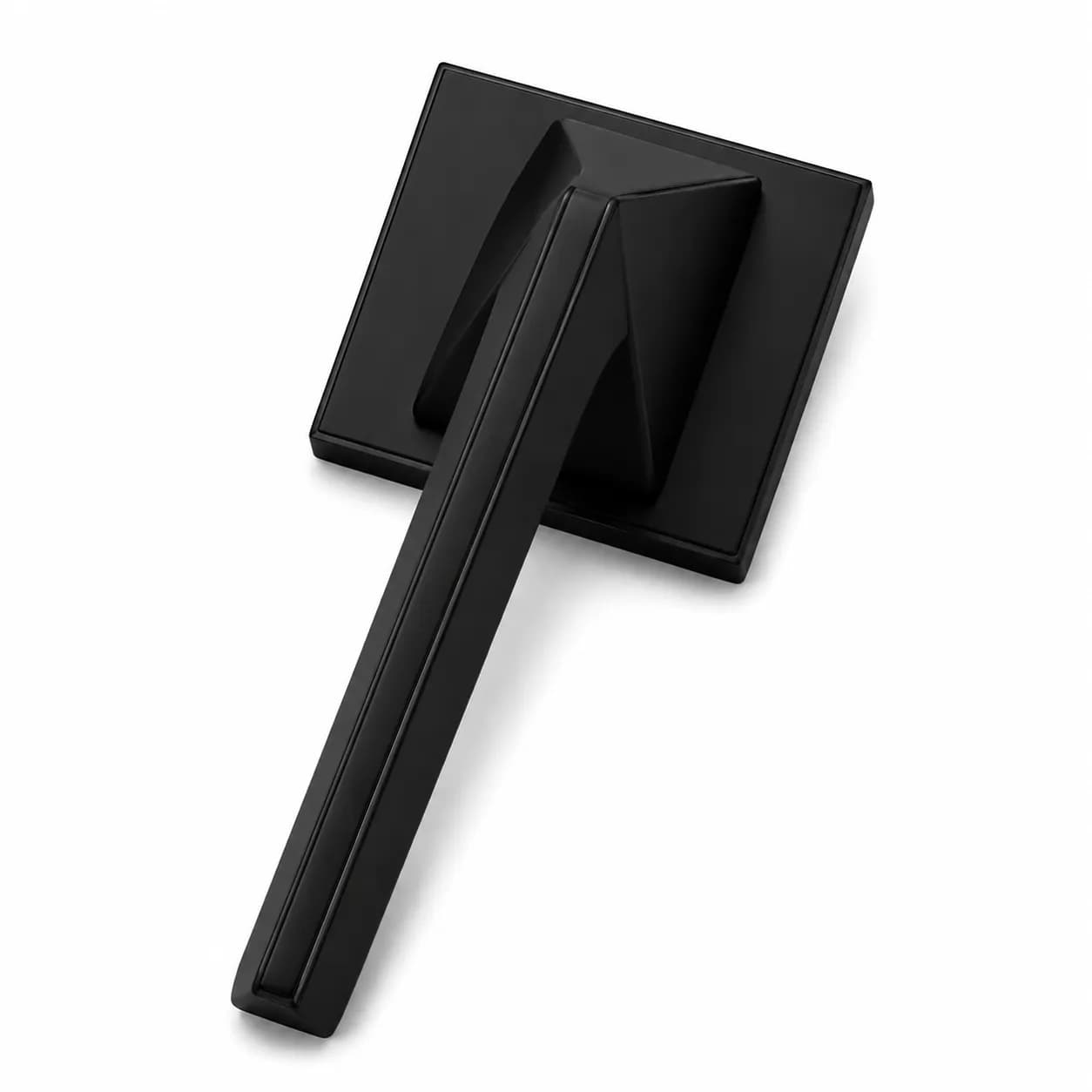 LB-103 Brass Mortise Handle Z-Black — image 1