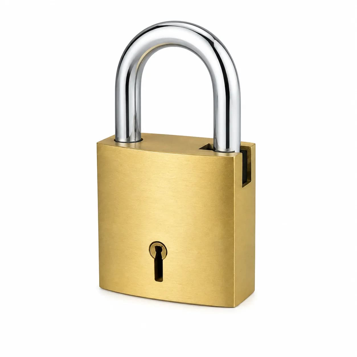 0010 Brass Square Padlock 65mm(2 Pcs) — image 1