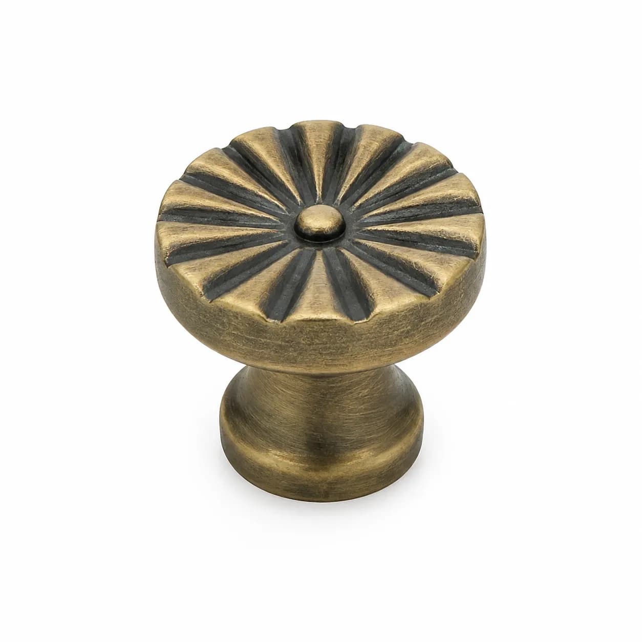 LB-401 Brass Knob Antique Matt — image 1