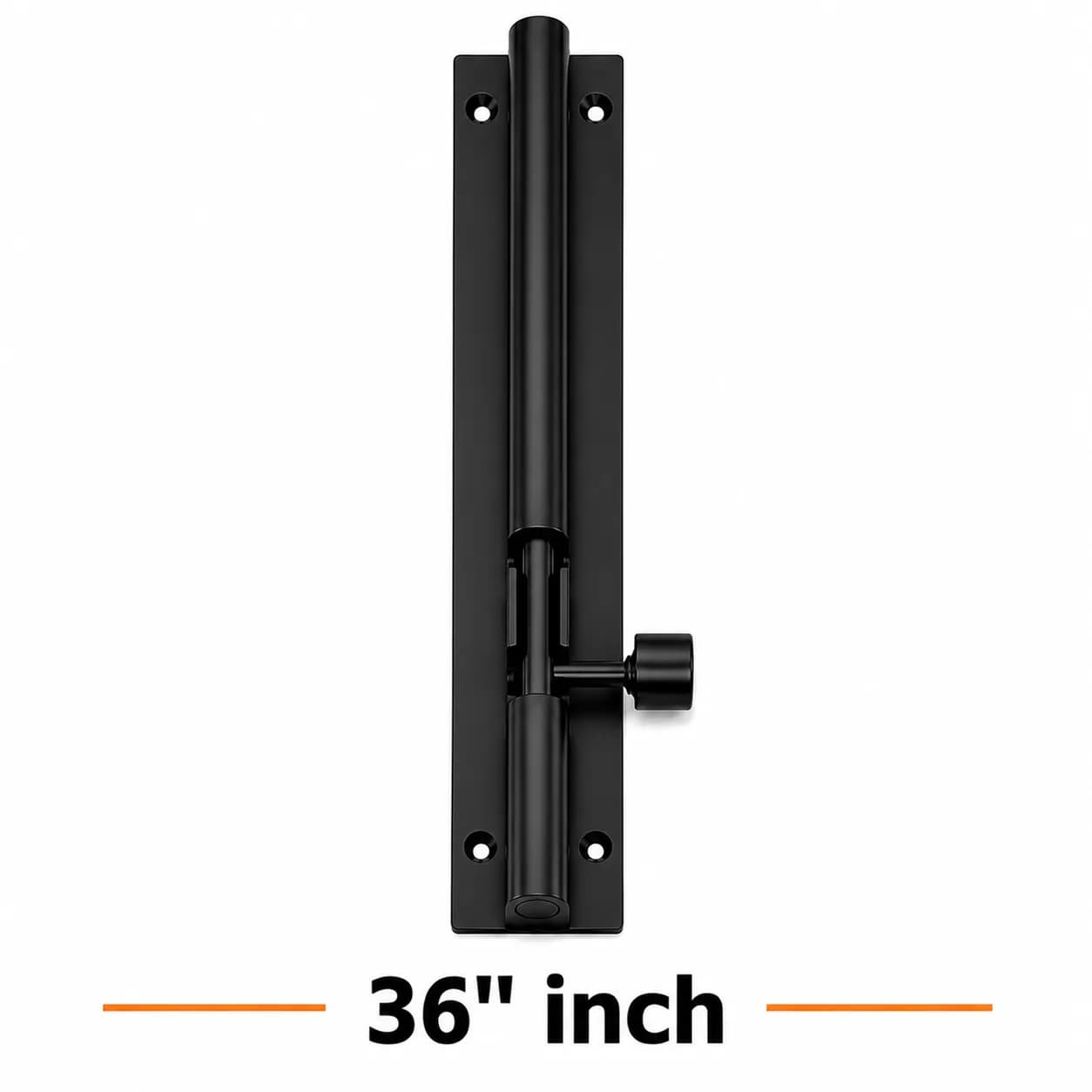 Dalwadi D-103 Polo Marble Tower Bolt 36" Z-Black (4 Pcs)