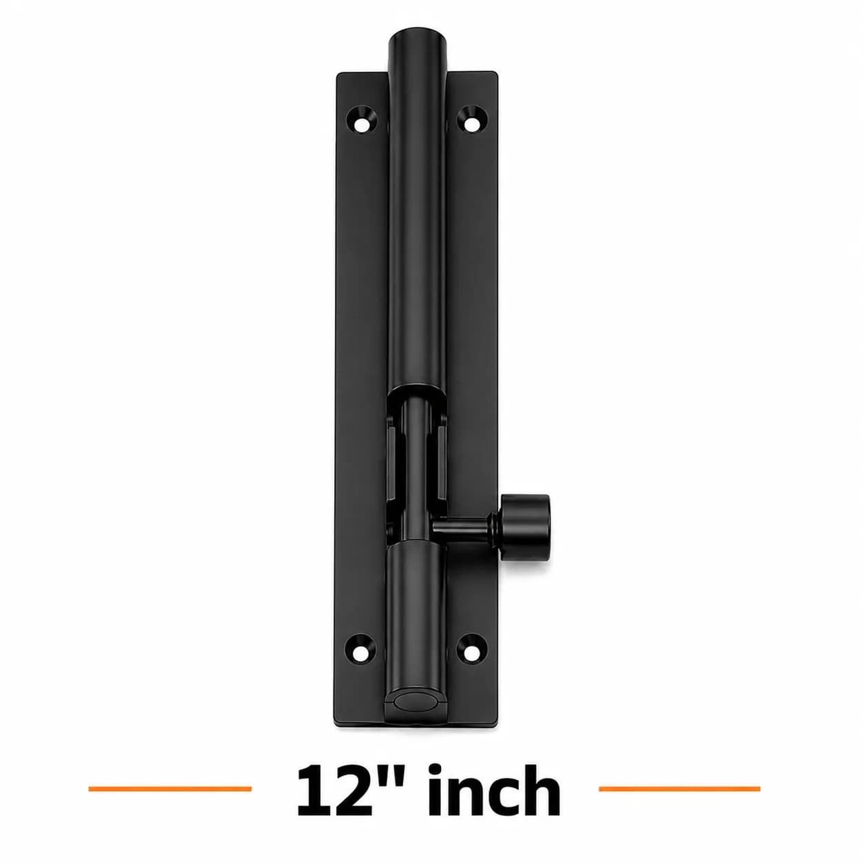 Dalwadi D-103 Polo Marble Tower Bolt 12" Z-Black (10 Pcs)