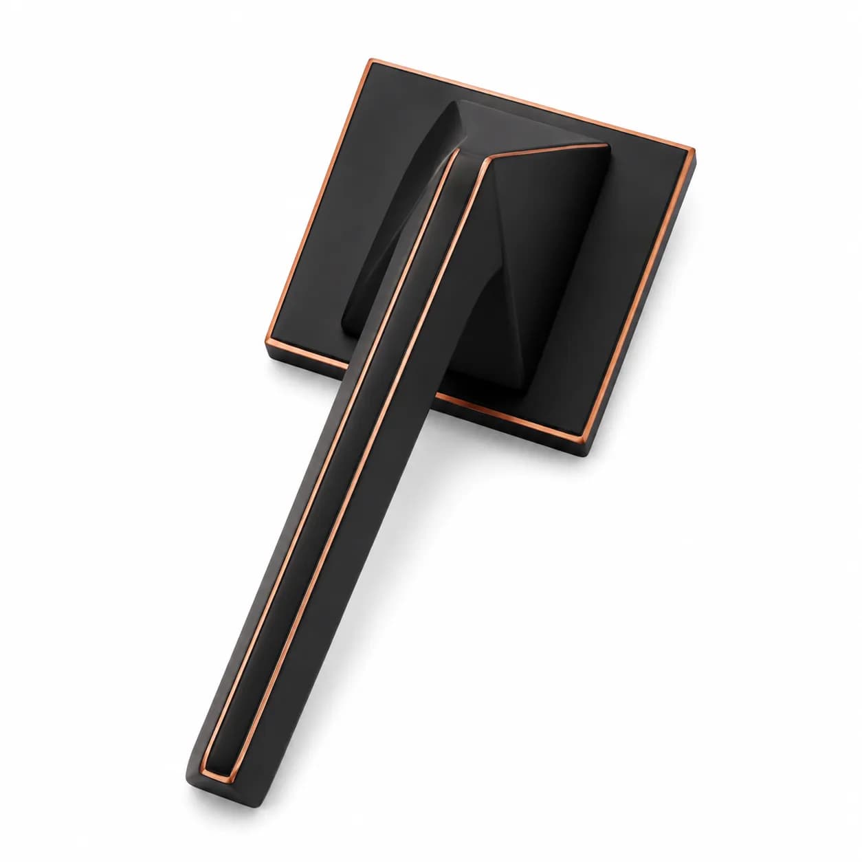 LB-103 Brass Mortise Handle Z-Black/Copper — image 1