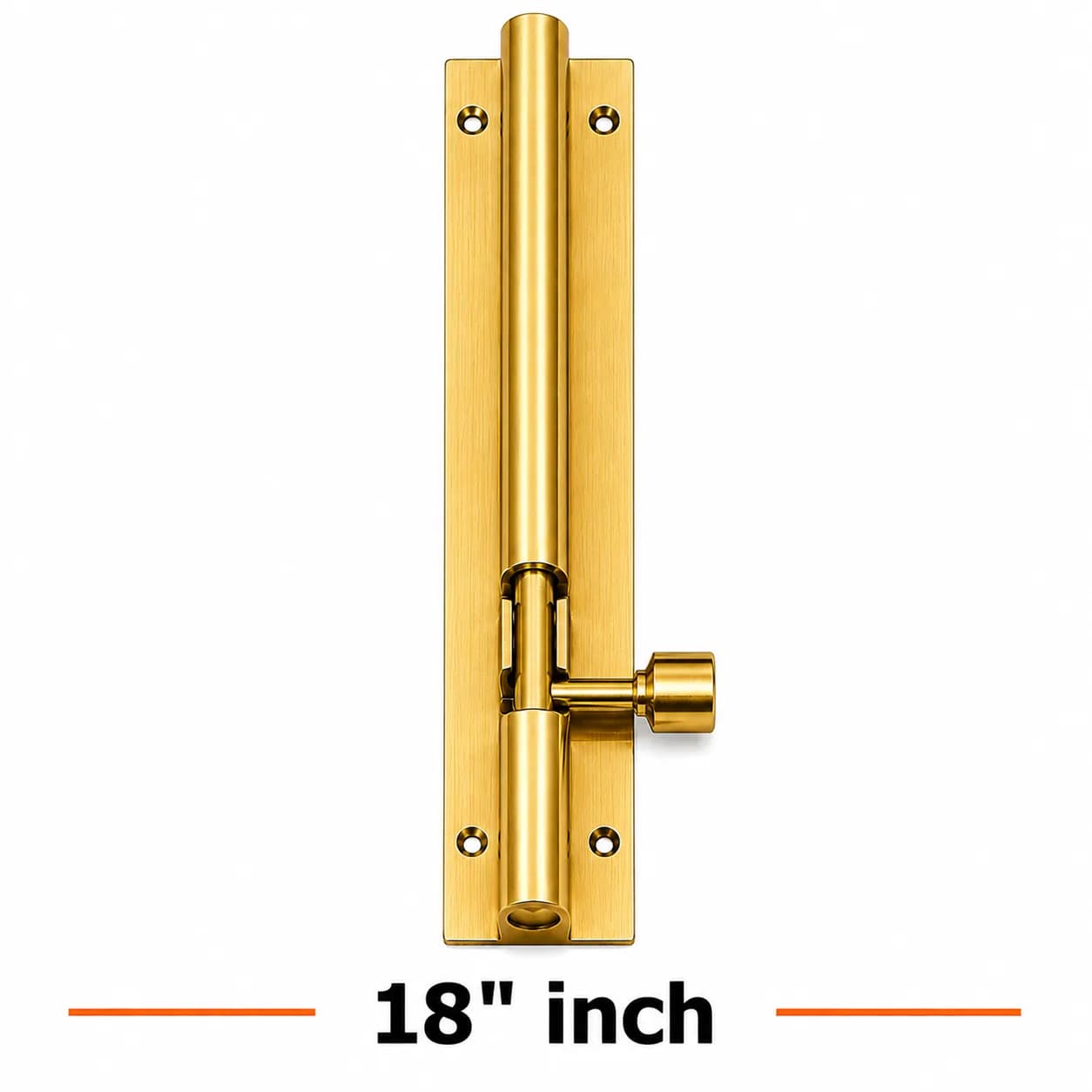 Dalwadi D-103 Polo Marble Tower Bolt 18" Gold (6 Pcs)