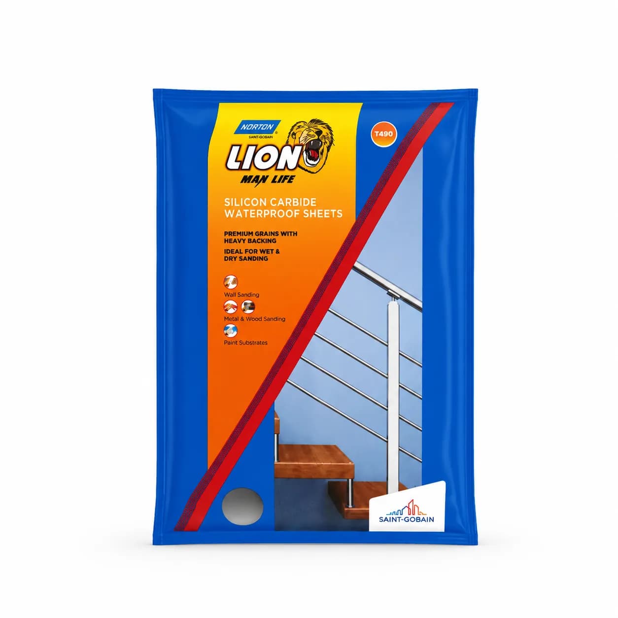 Norton Lion Waterproof Sheet #120 No (50 Pcs)