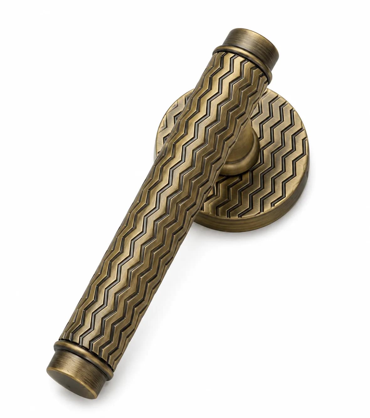 LB-108 Brass Mortise Handle Antique — image 1