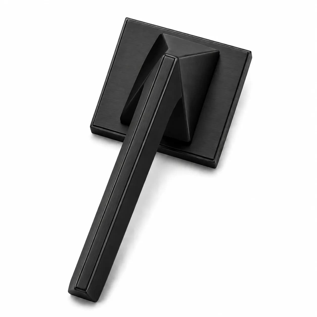 LB-103 Brass Mortise Handle Graphite Black — image 1