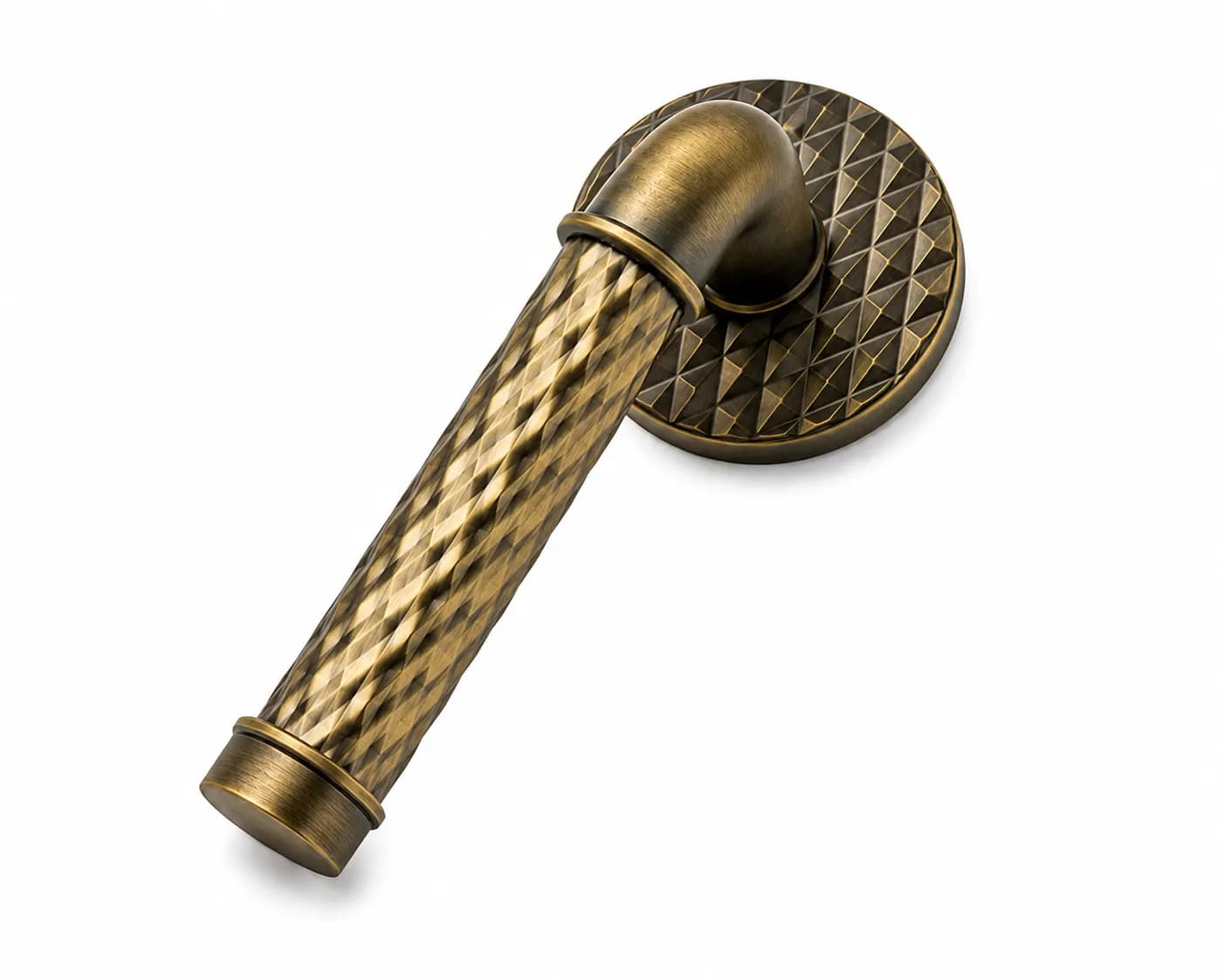 LB-110 Brass Mortise Handle Antique — image 1