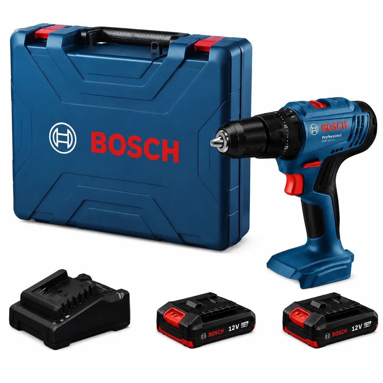 Bosch GSB 183-LI (2- BATTERY) Impact Drill 18V
