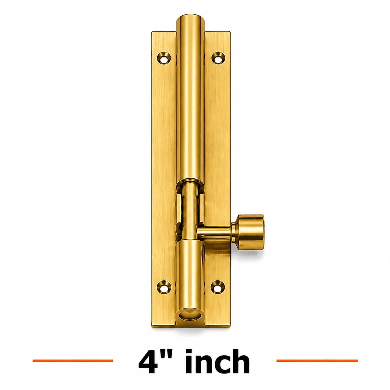 Dalwadi D-103 Polo Marble Tower Bolt 4" Gold (20 Pcs)