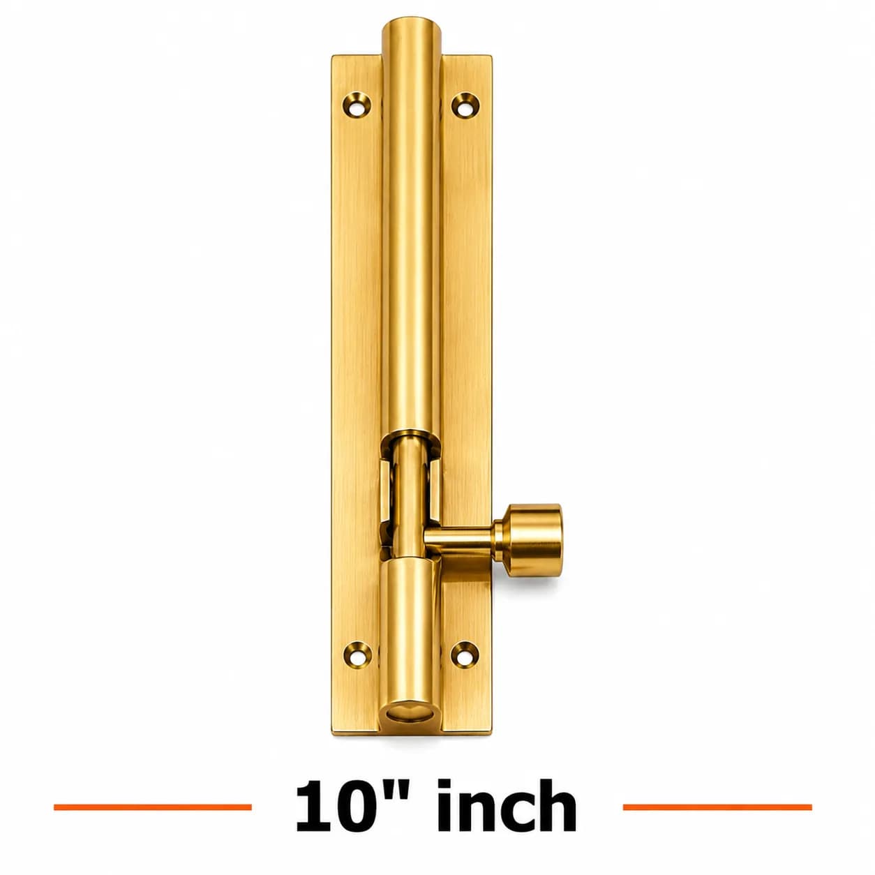 Dalwadi D-103 Polo Marble Tower Bolt 10" Gold (10 Pcs)