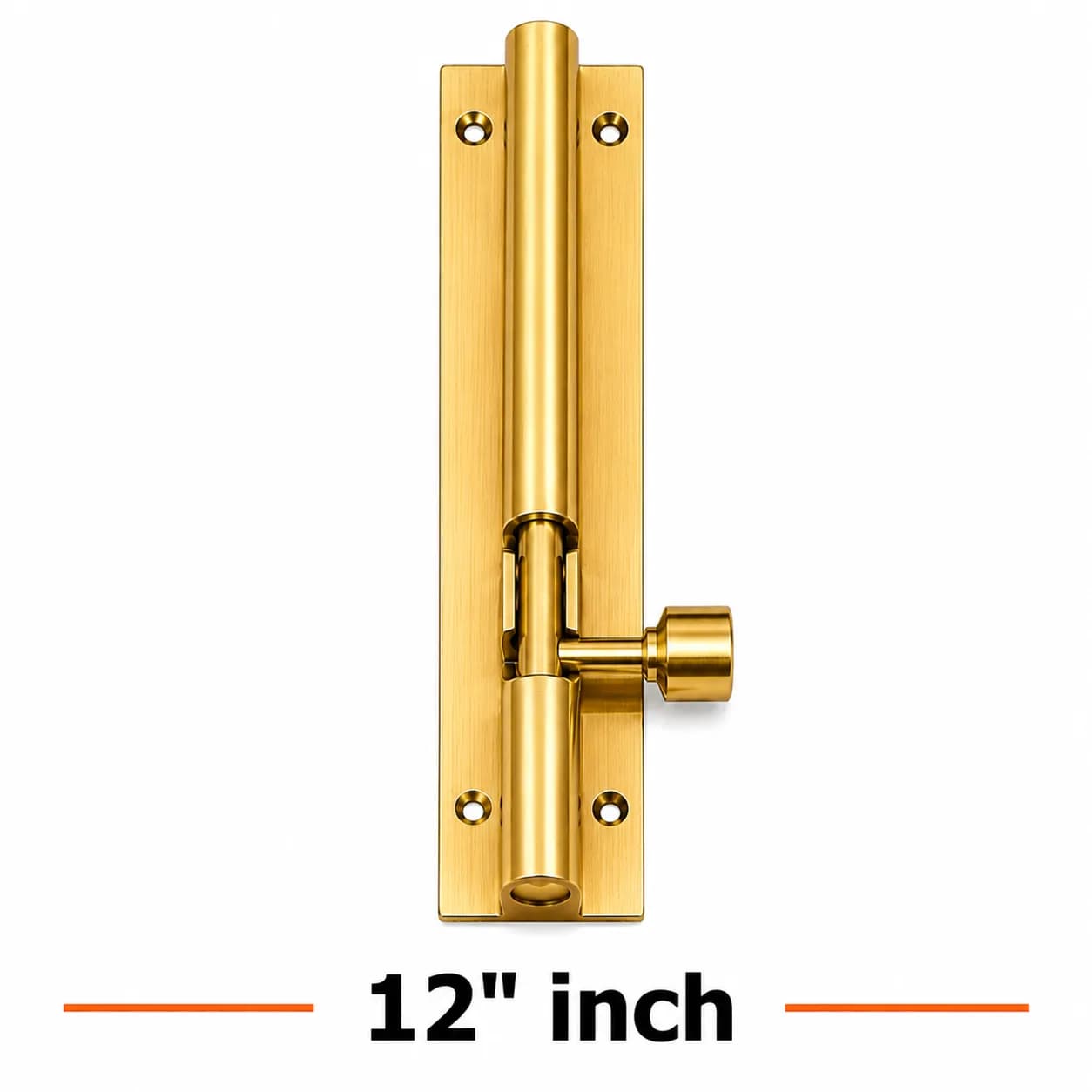 Dalwadi D-103 Polo Marble Tower Bolt 12" Gold (10 Pcs)