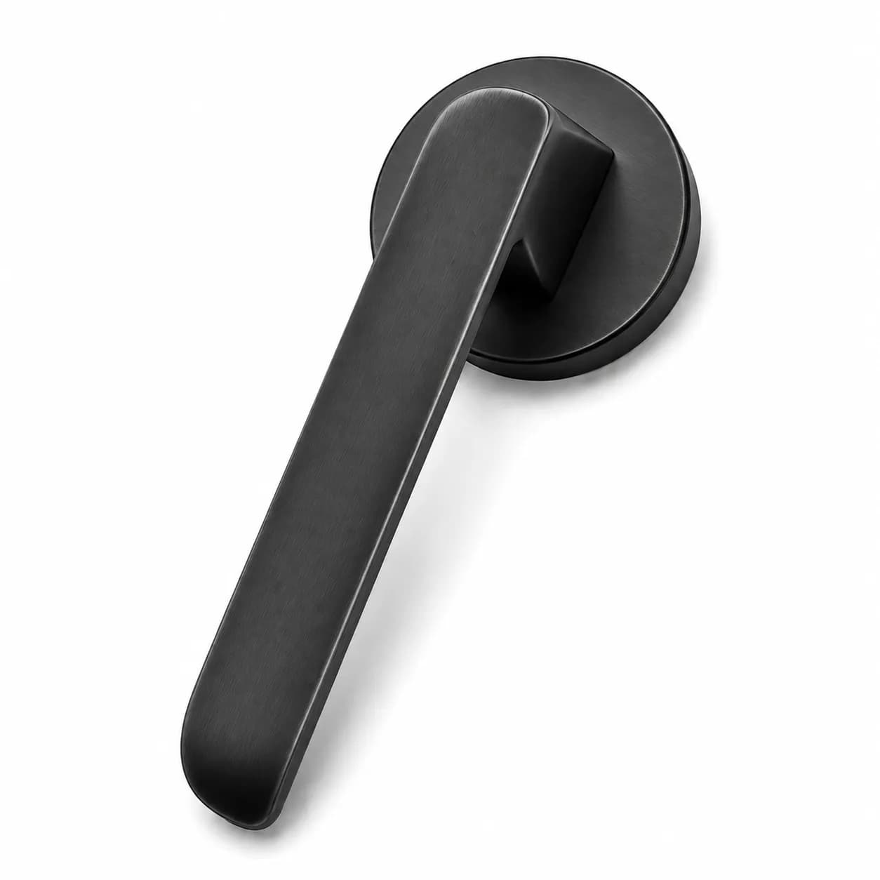 LB-101 Brass Mortise Handle Graphite Black — image 1