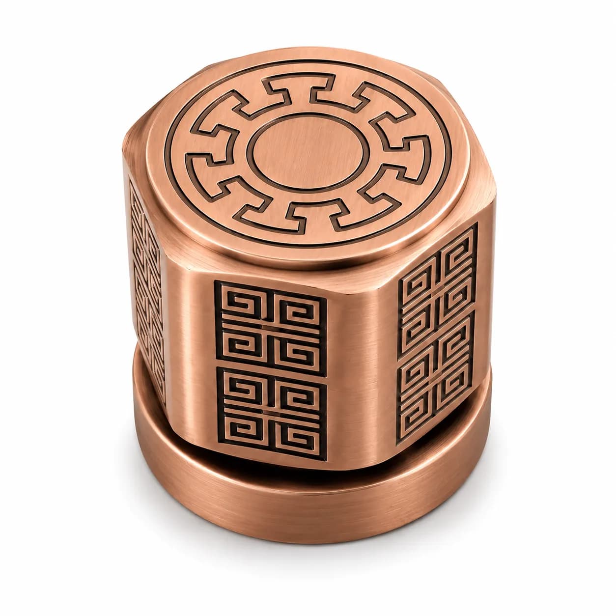 LB-106 Brass Mortise Handle Rose Gold PVD — image 1