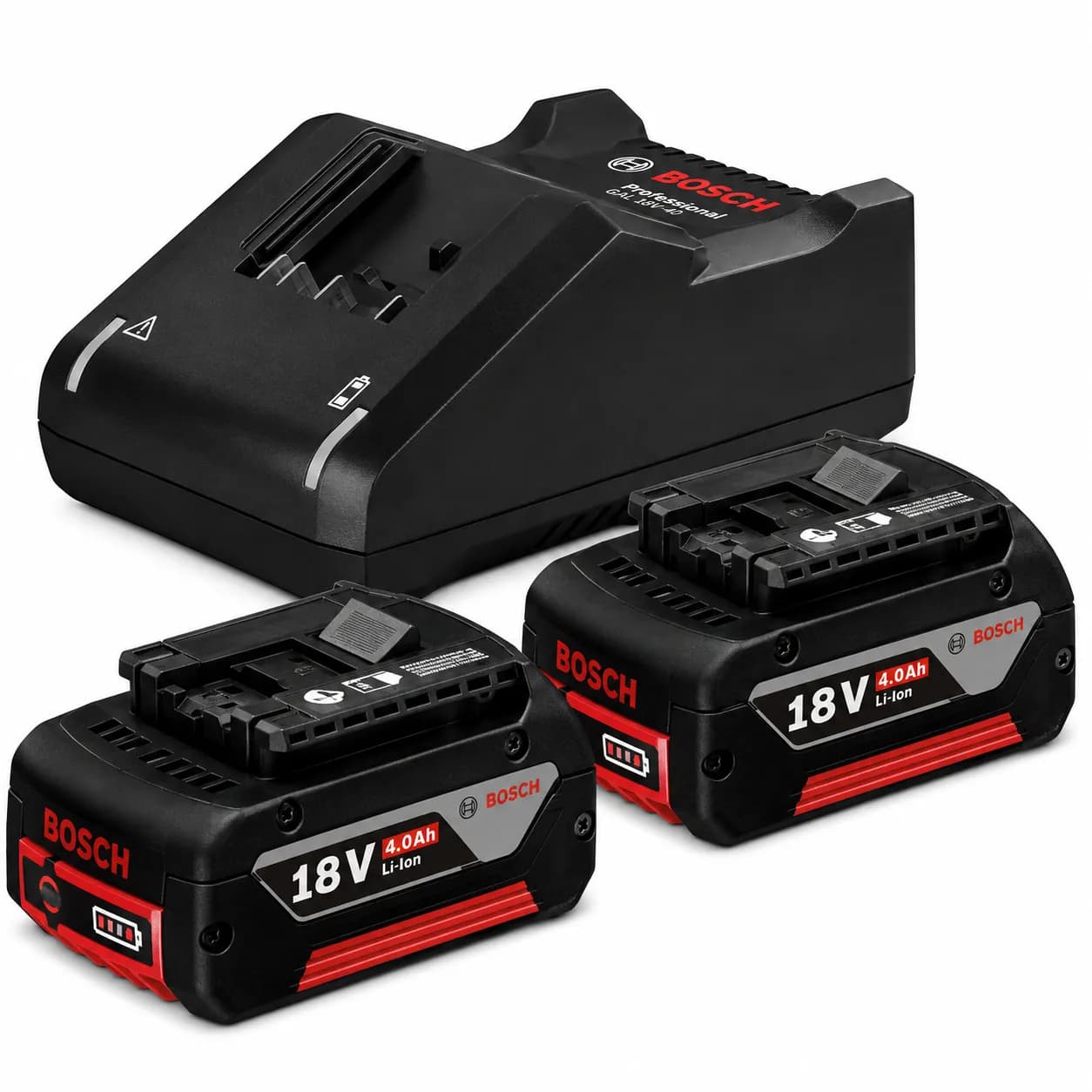 Bosch 18V Starter kit: 2Ah: 2B +1C Battery- Packs