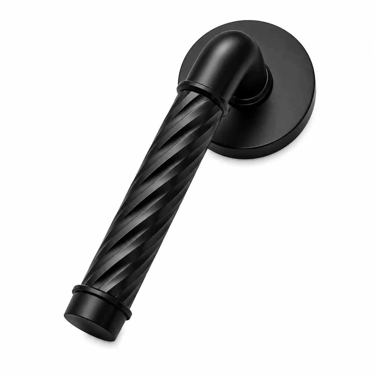 LB-111 Brass Mortise Handle Z-Black — image 1