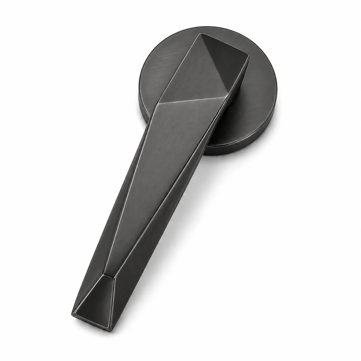 LB-104 Brass Mortise Handle Graphite Black — image 1