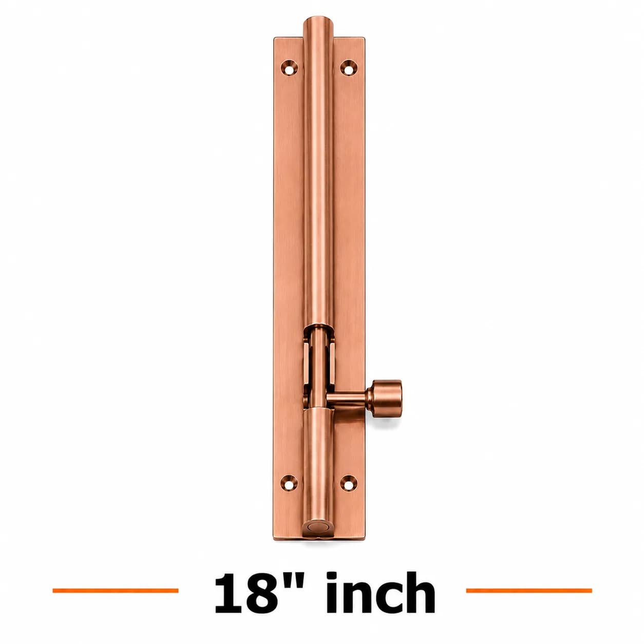 Dalwadi D-103 Polo Marble Tower Bolt 18" Rose Gold (6 Pcs)