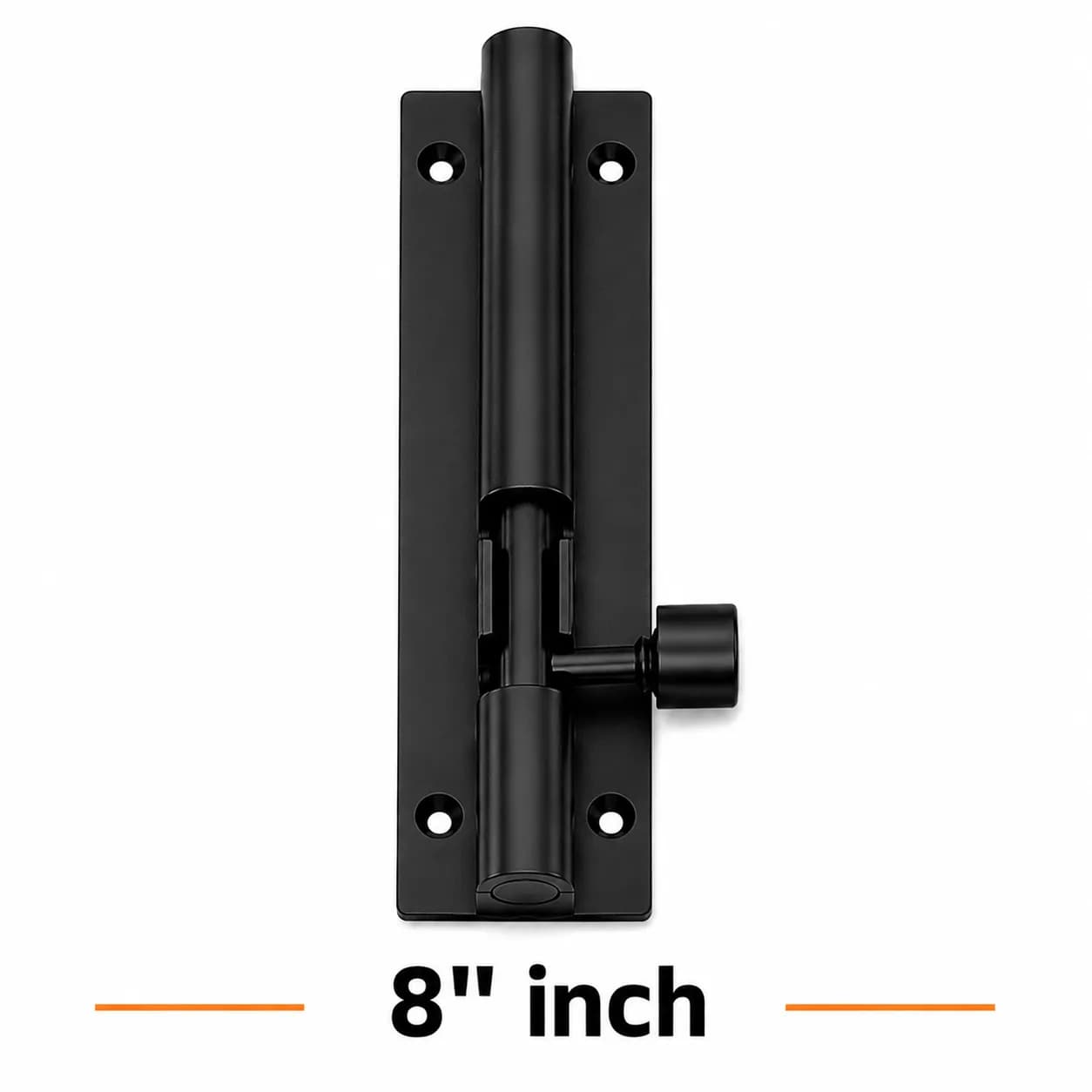 Dalwadi D-103 Polo Marble Tower Bolt 8" Z-Black (10 Pcs)