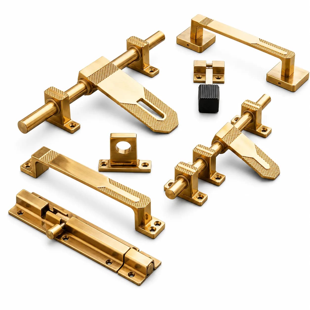 KeCee 1035 Zinc Door Kit Set 10'' PVD (1 set)