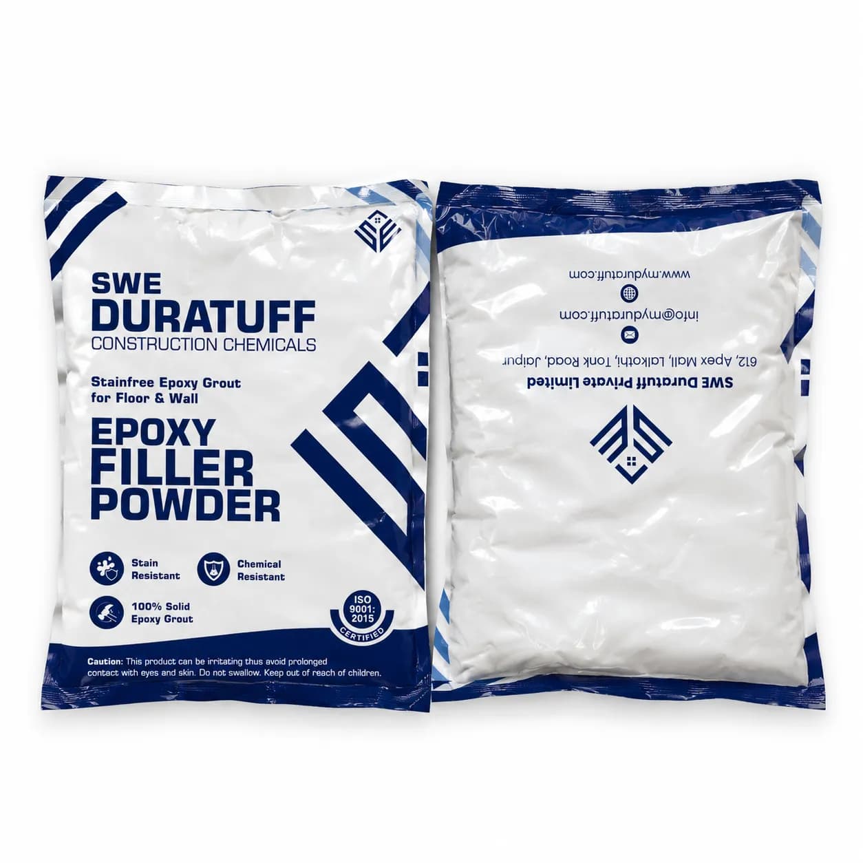 SWE Duratuff Epoxy Grout 5kg Silver Grey (1 bkt) — image 1